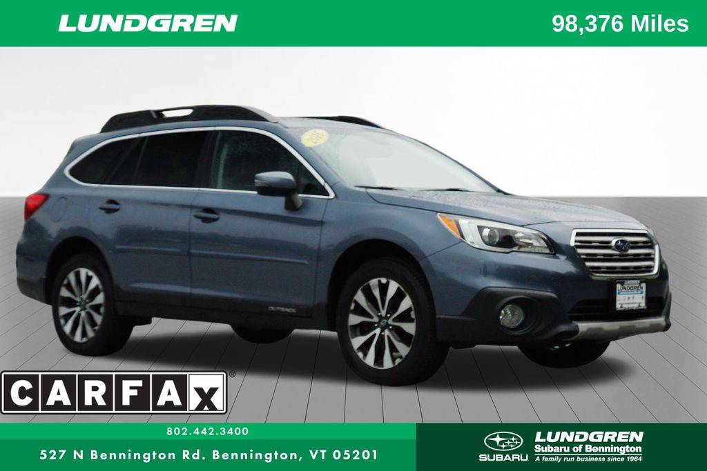 2016 Subaru Outback 2.5i Limited — SUV — 98,355 mi — Bennington, VT