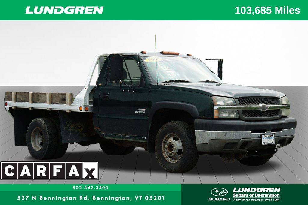 2003 Chevrolet Silverado 3500 Chassis Cab Silverado 3500 — Chassis Cab Truck — 103,685 mi — Bennington, VT