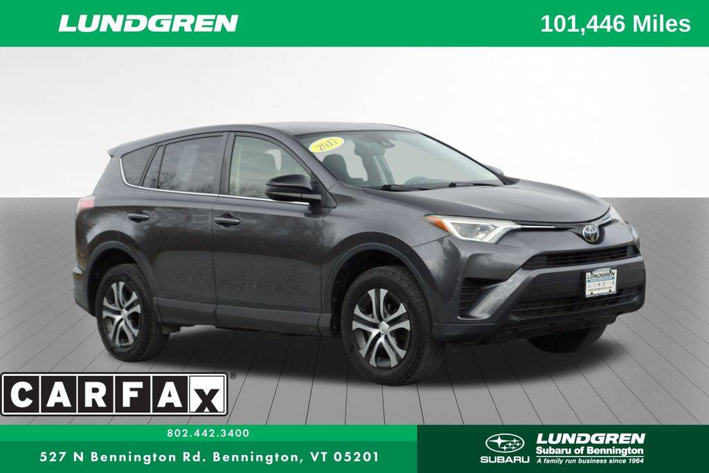2017 Toyota RAV4 LE — SUV — 101,446 mi — Bennington, VT