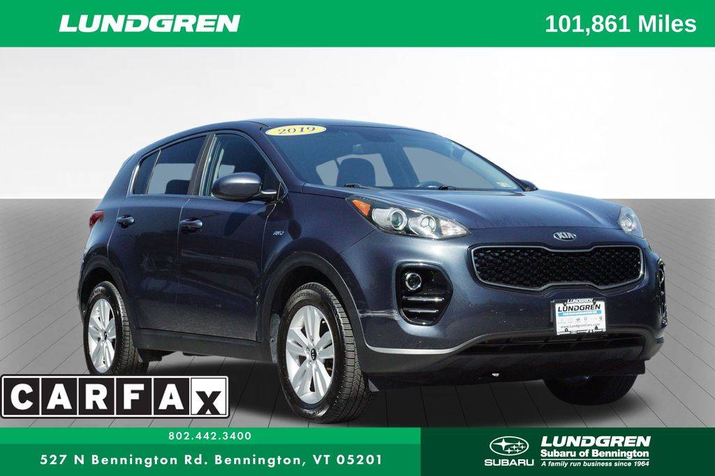 2019 Kia Sportage LX — SUV — 100,000 mi — Bennington, VT