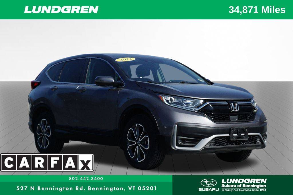 2022 Honda CR-V EX-L — SUV — 34,565 mi — Bennington, VT