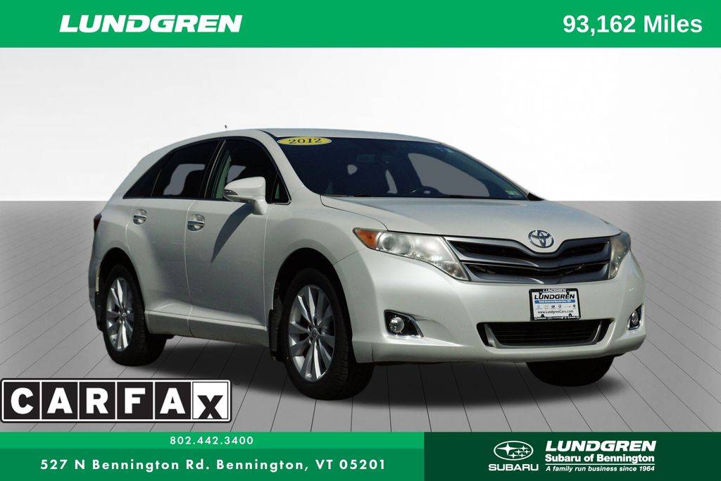 2013 Toyota Venza XLE — SUV — 93,162 mi — Bennington, VT