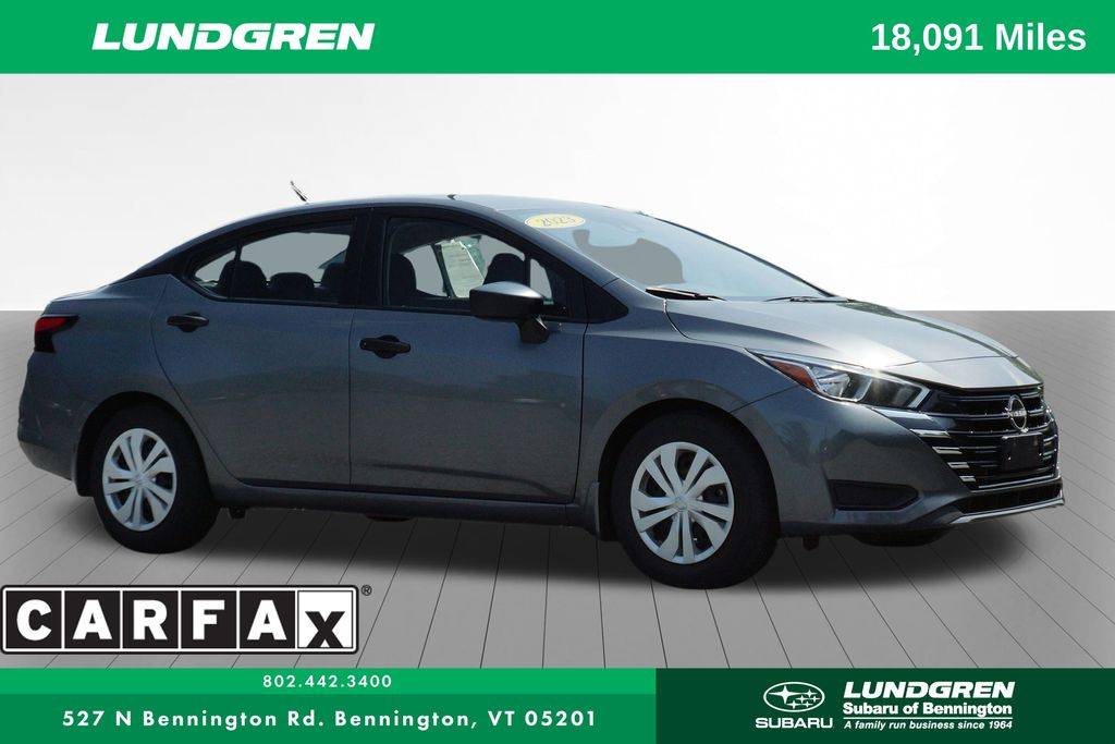 2023 Nissan Versa S — Sedan — 18,091 mi — Bennington, VT