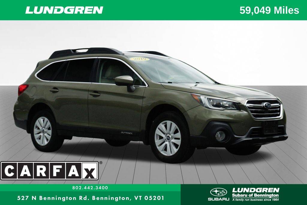 2019 Subaru Outback 2.5i Premium — SUV — 59,049 mi — Bennington, VT