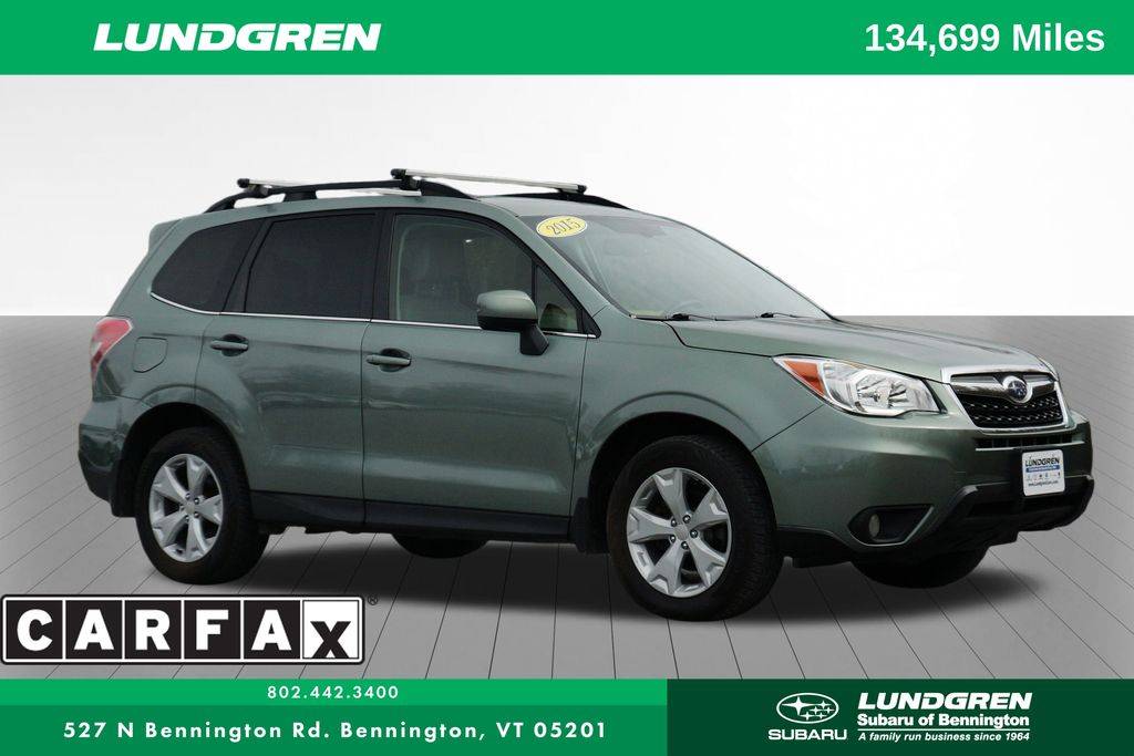 2015 Subaru Forester 2.5i Limited — SUV — 134,699 mi — Bennington, VT