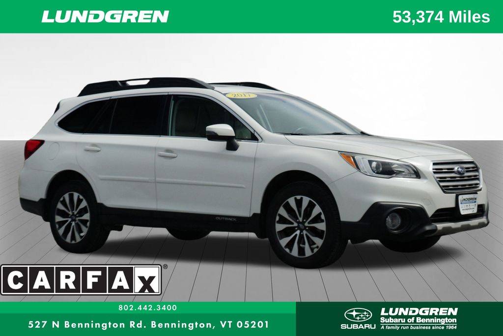 2017 Subaru Outback 2.5i Limited — SUV — 53,374 mi — Bennington, VT