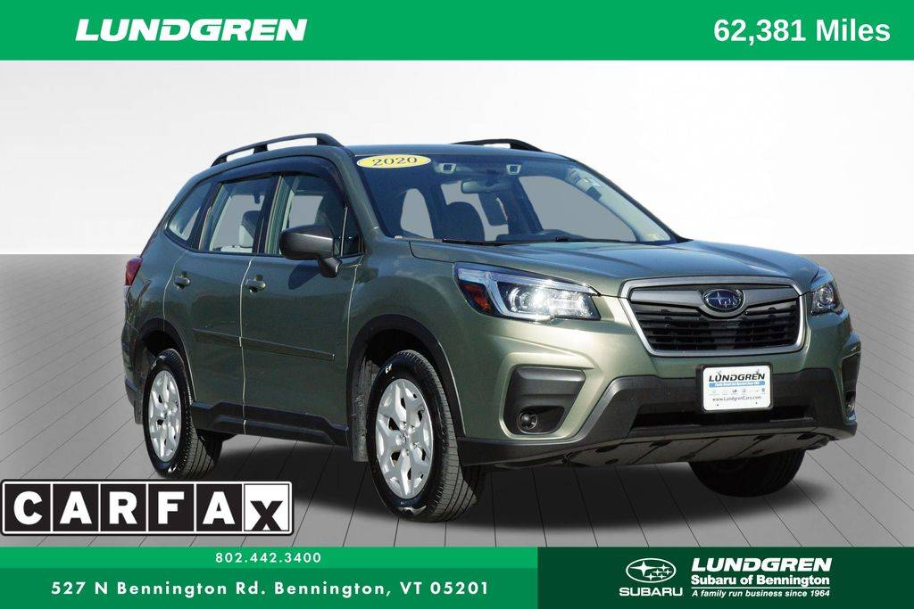 2020 Subaru Forester 2.5i — SUV — 62,381 mi — Bennington, VT