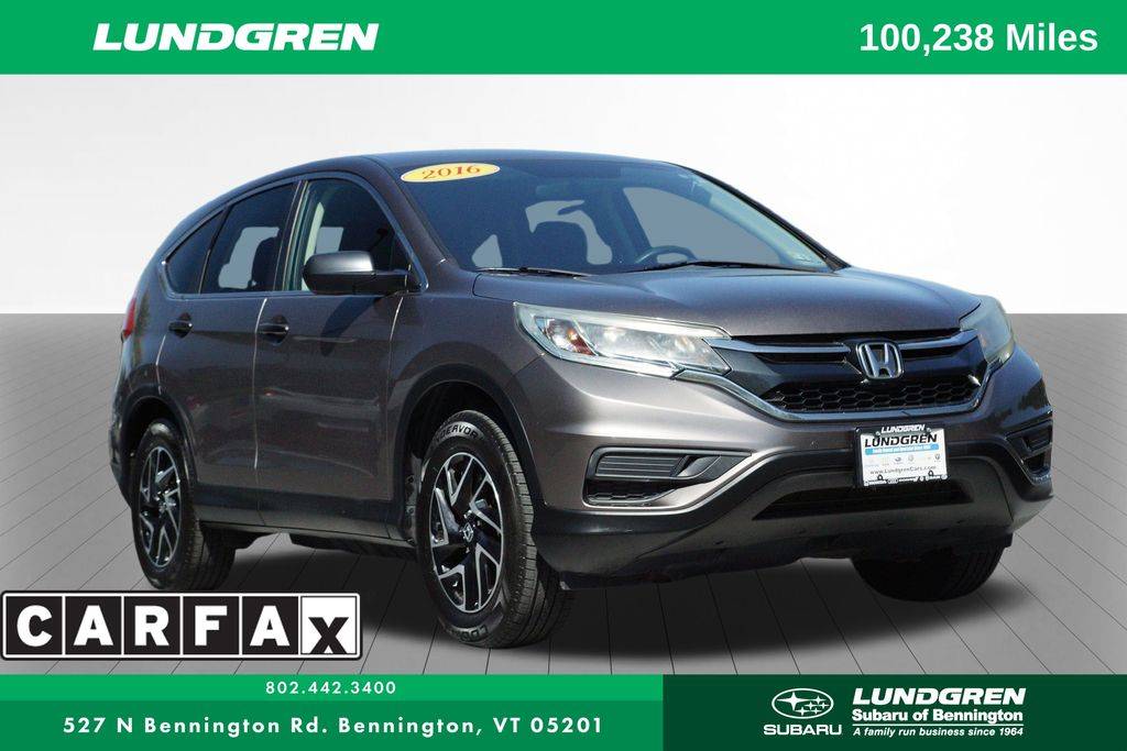 2016 Honda CR-V SE — SUV — 100,238 mi — Bennington, VT