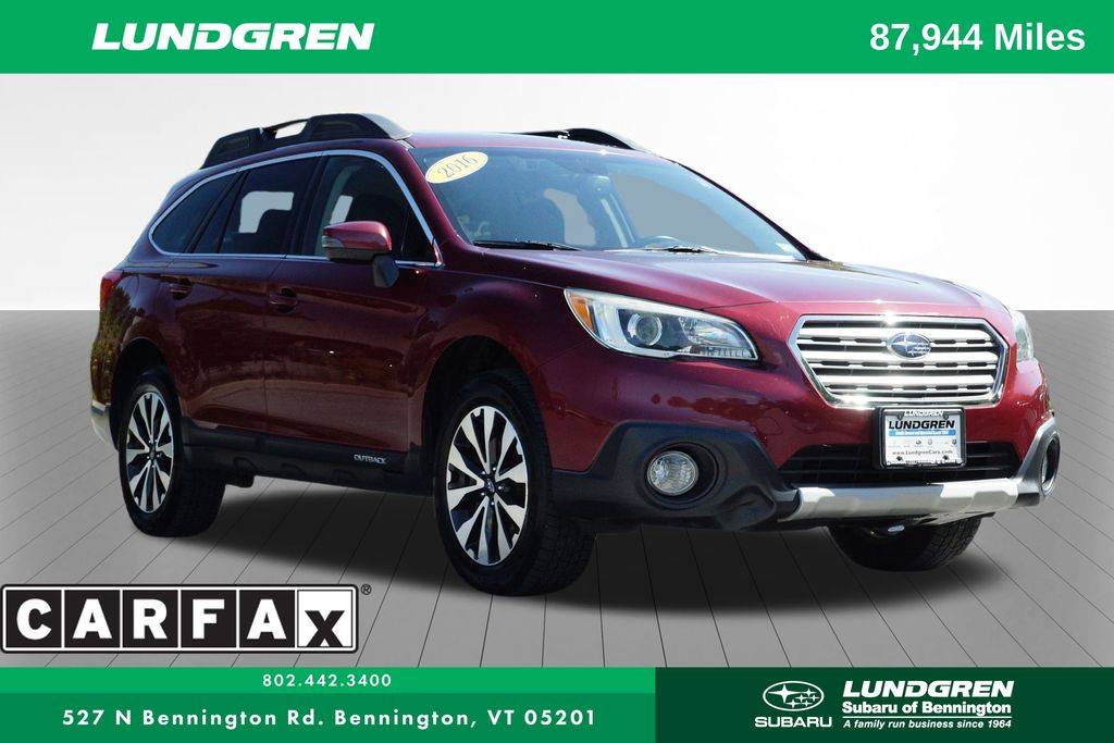 2016 Subaru Outback 2.5i Limited — SUV — 87,944 mi — Bennington, VT