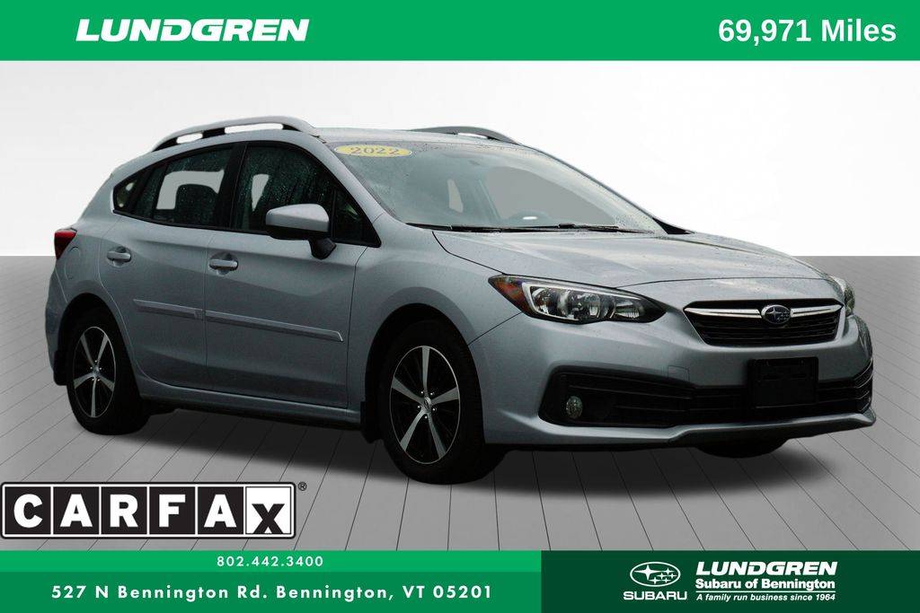 2022 Subaru Impreza Premium — Hatchback — 69,971 mi — Bennington, VT