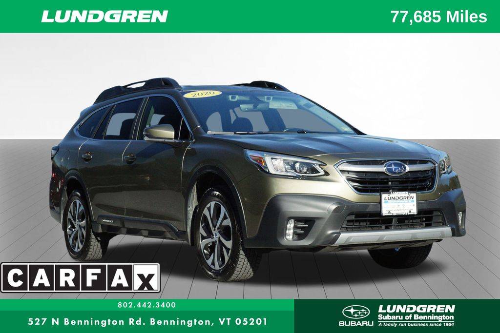 2020 Subaru Outback 2.5i Limited — SUV — 77,685 mi — Bennington, VT