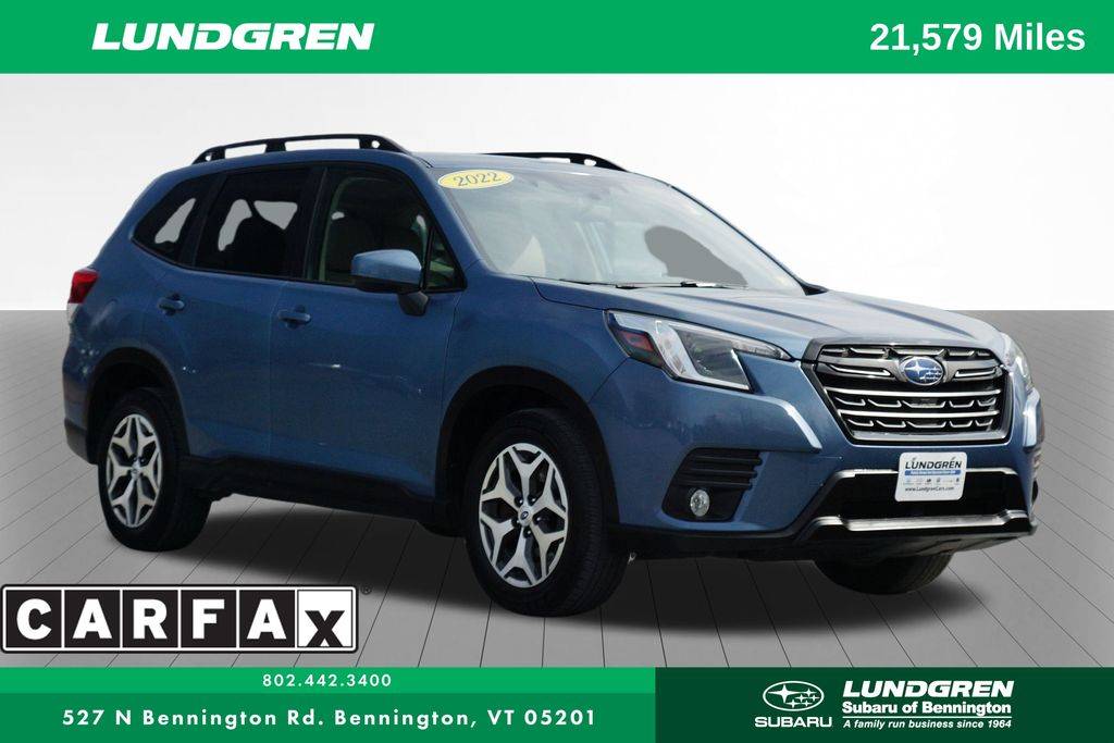2022 Subaru Forester Premium — SUV — 21,573 mi — Bennington, VT