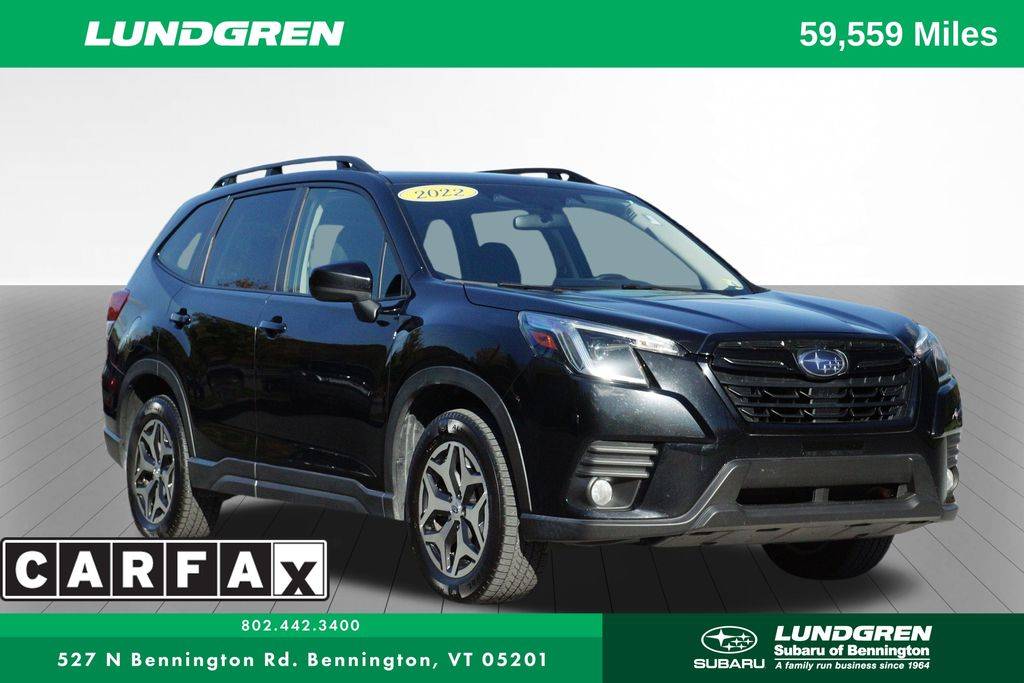 2022 Subaru Forester Premium — SUV — 59,556 mi — Bennington, VT