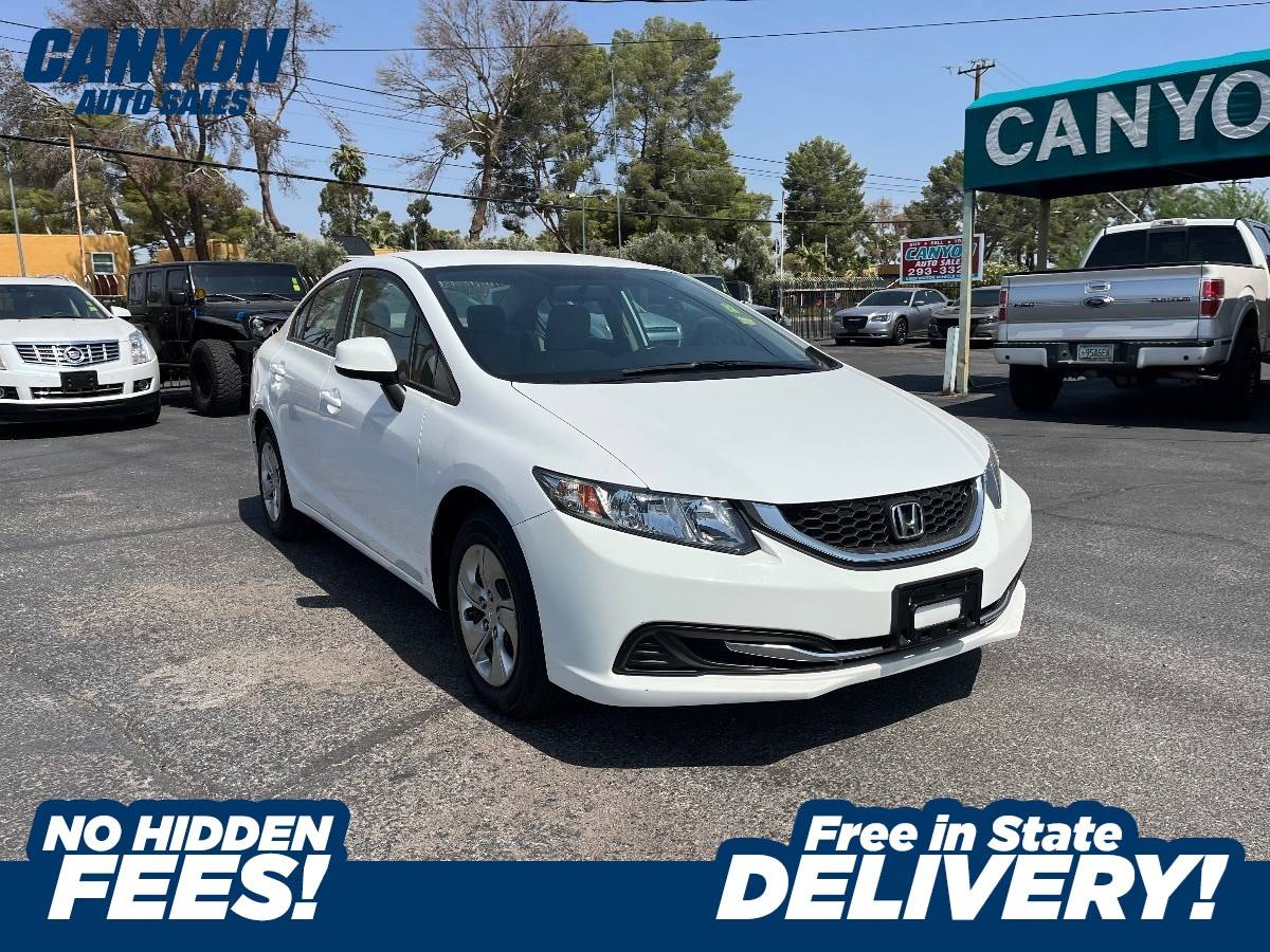 2013 Honda Civic LX — Sedan — 62,536 mi — Tucson, AZ