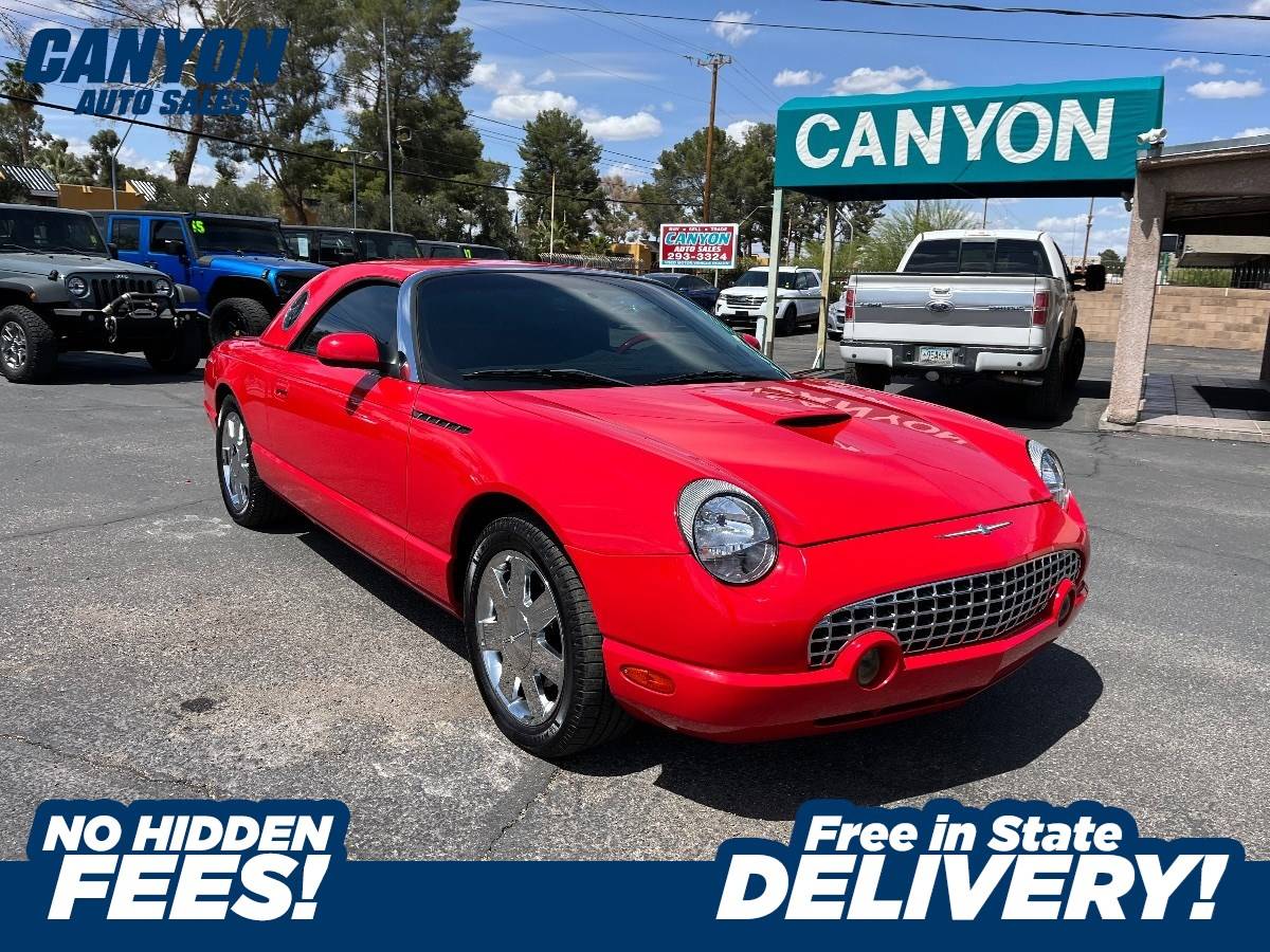 2002 Ford Thunderbird Deluxe — Convertible — 99,316 mi — Tucson, AZ