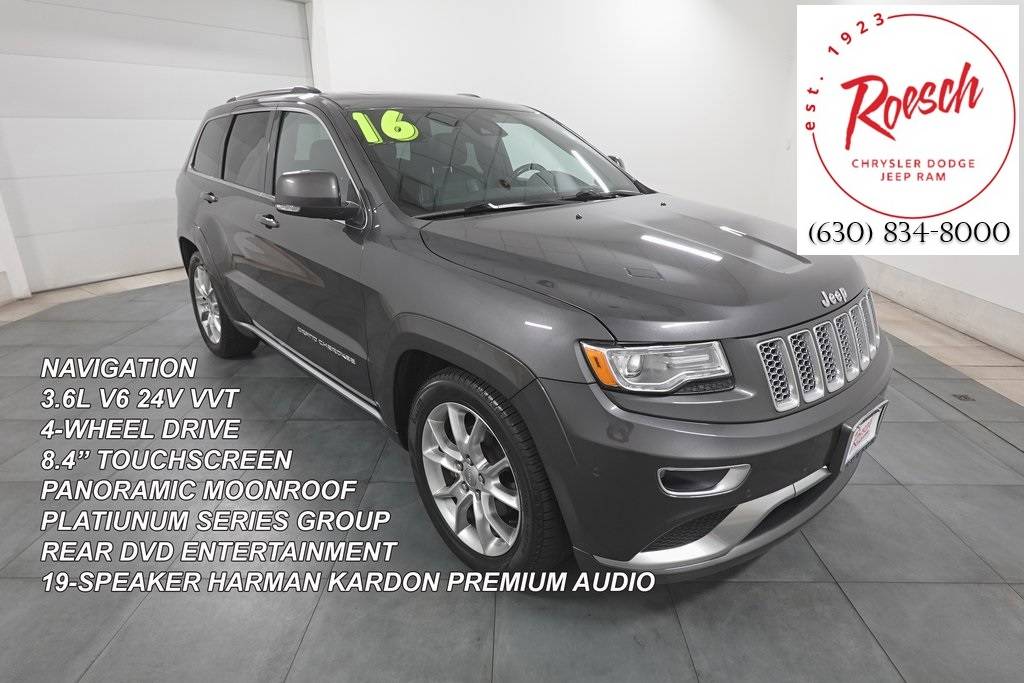 2016 Jeep Grand Cherokee Summit — SUV — 88,959 mi — Elmhurst, IL