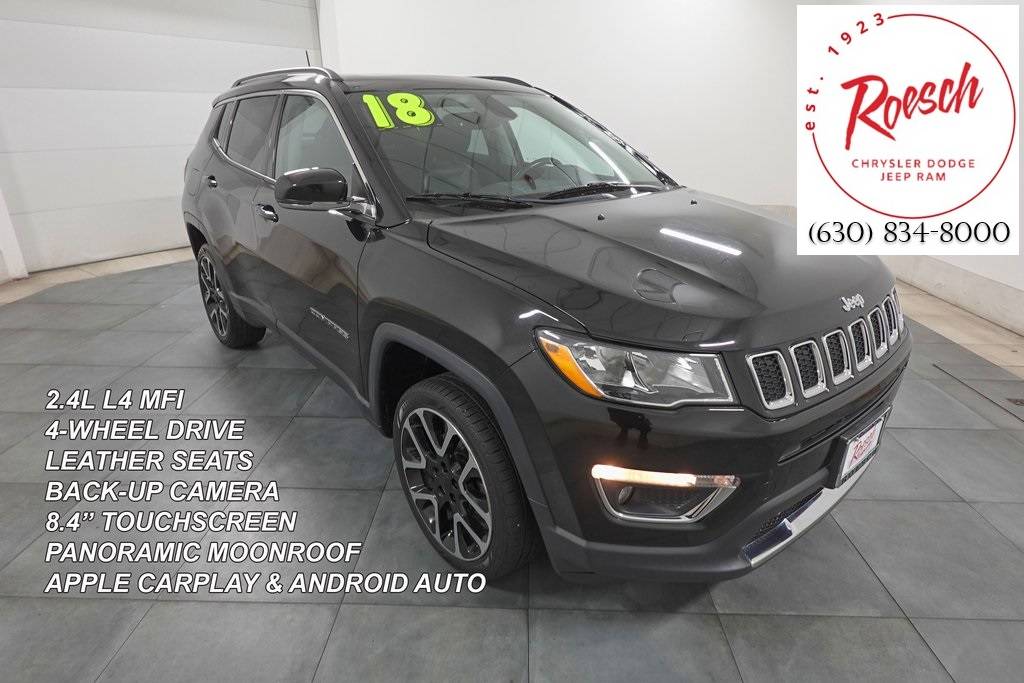 2018 Jeep Compass Limited — SUV — 80,542 mi — Elmhurst, IL