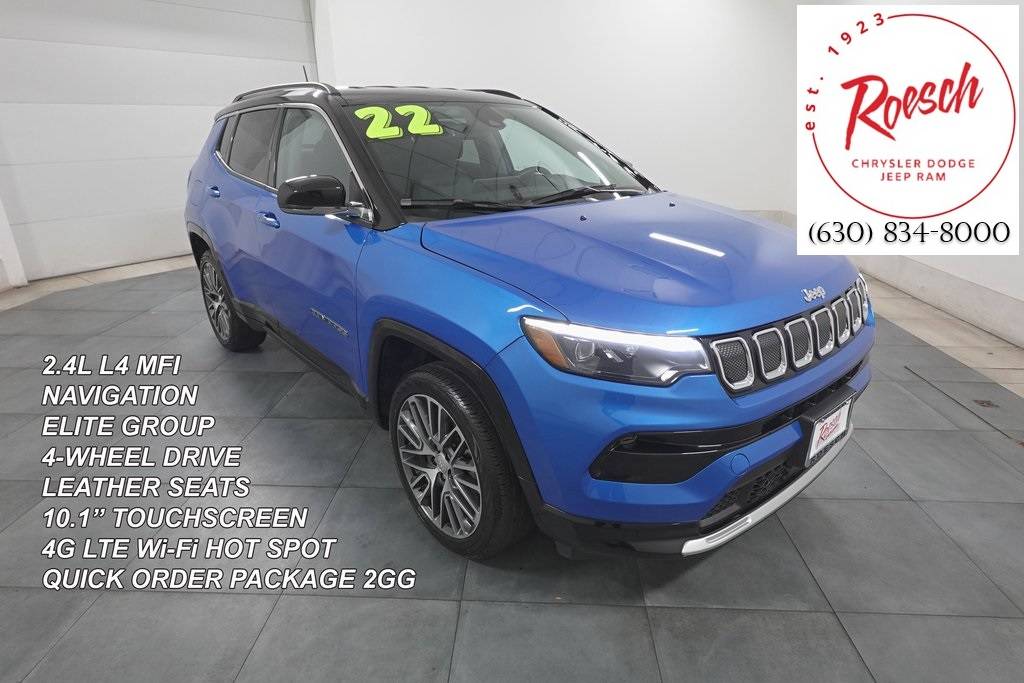 2022 Jeep Compass Limited — SUV — 13,253 mi — Elmhurst, IL