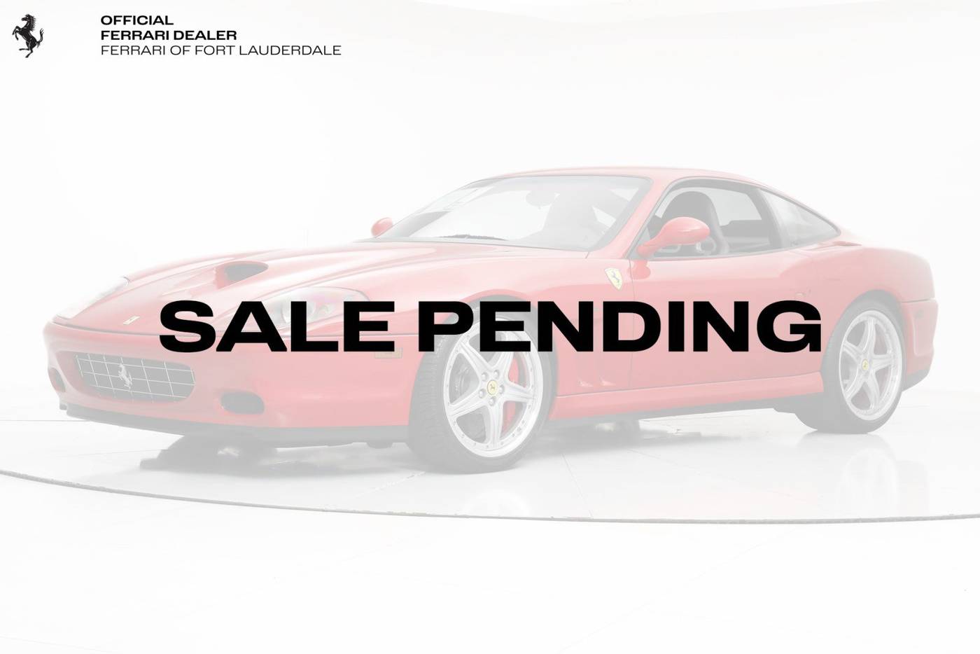 2002 Ferrari 575M Maranello 575M — Coupe — 2,838 mi — Fort Lauderdale, FL