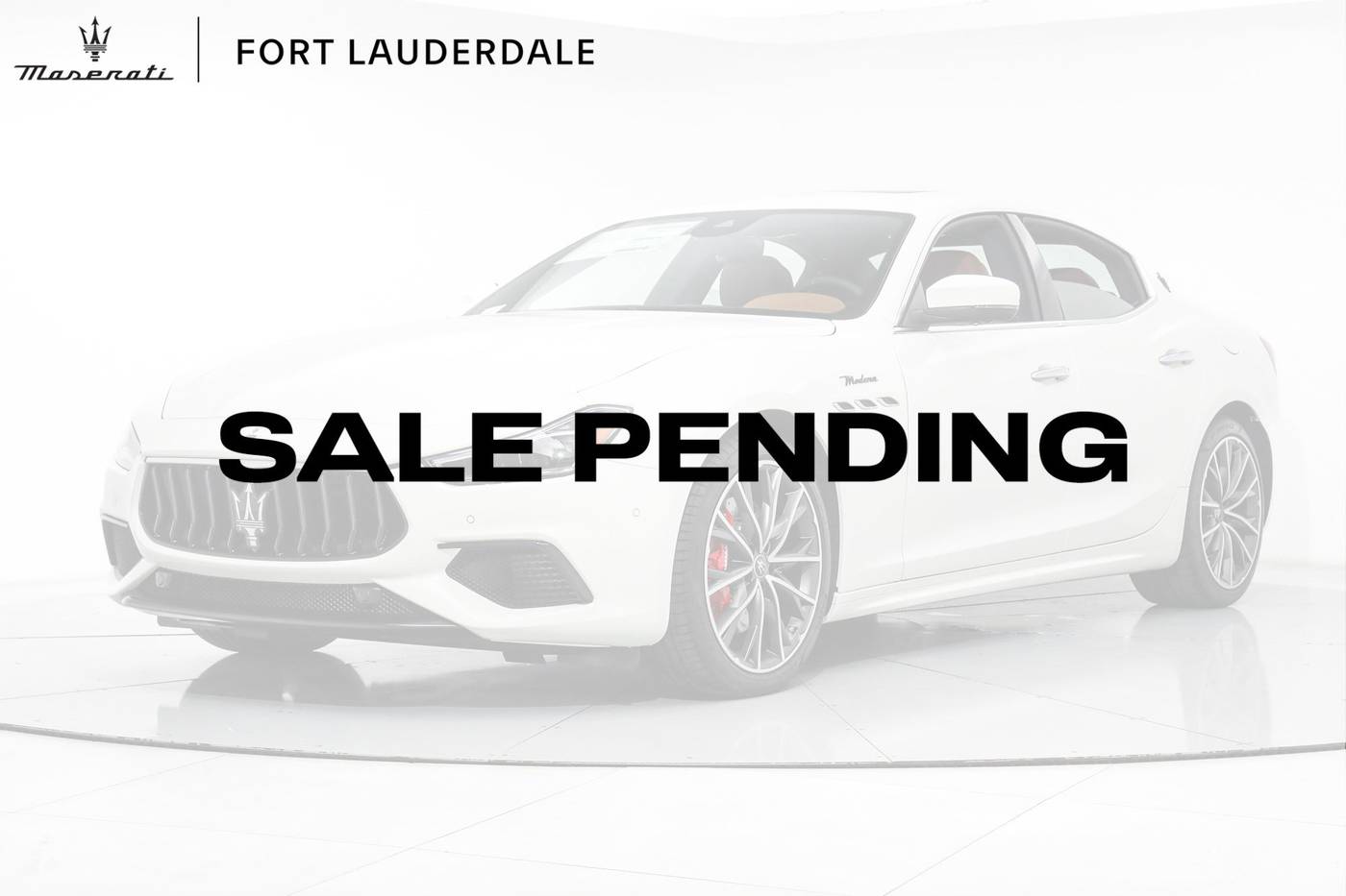 2023 Maserati Ghibli Modena — Sedan — 6,420 mi — Fort Lauderdale, FL