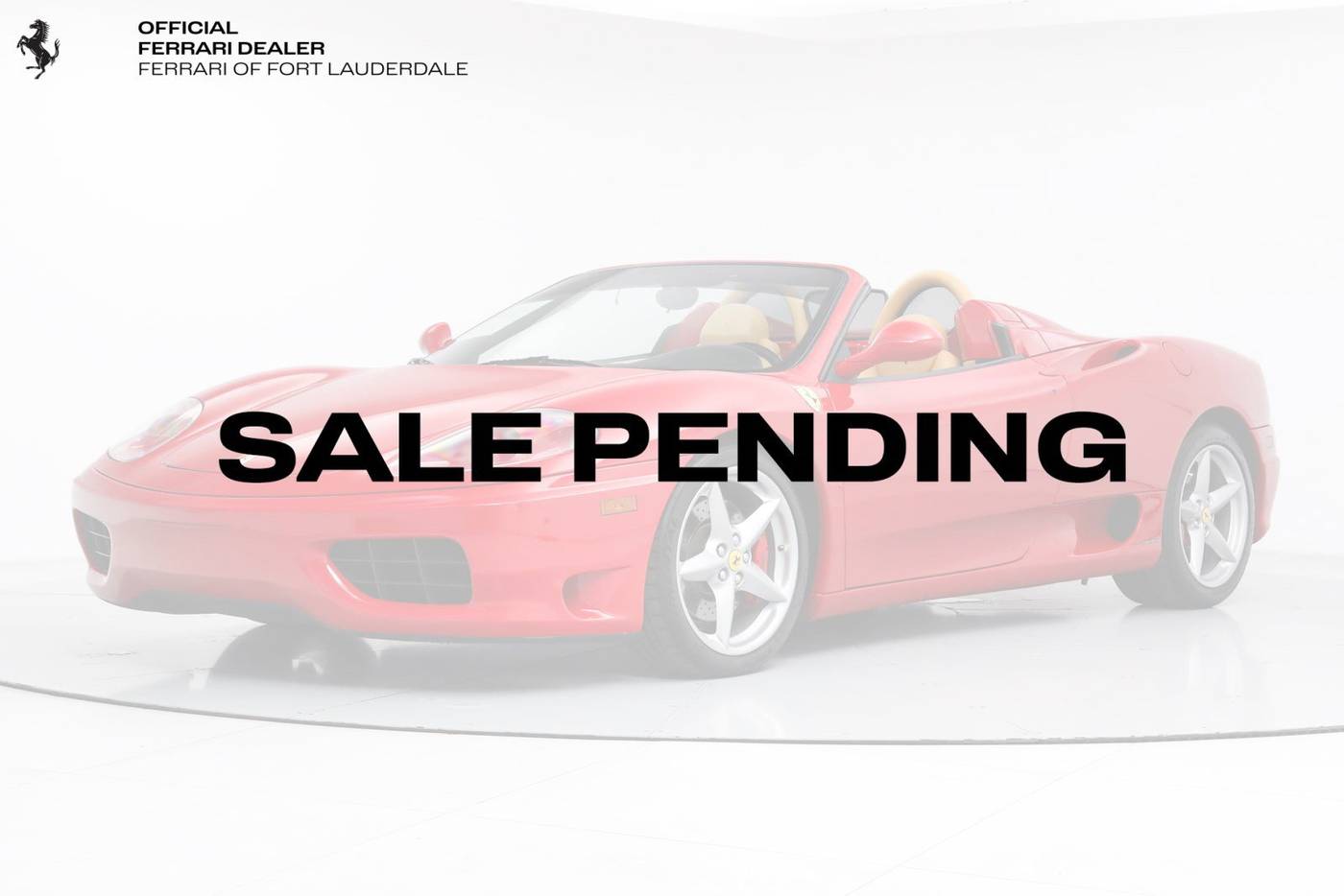 2002 Ferrari 360 Spider — Convertible — 12,623 mi — Fort Lauderdale, FL