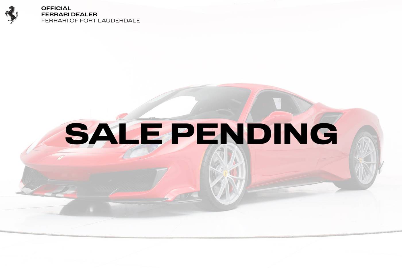 2019 Ferrari 488 Pista — Coupe — 2,701 mi — Fort Lauderdale, FL