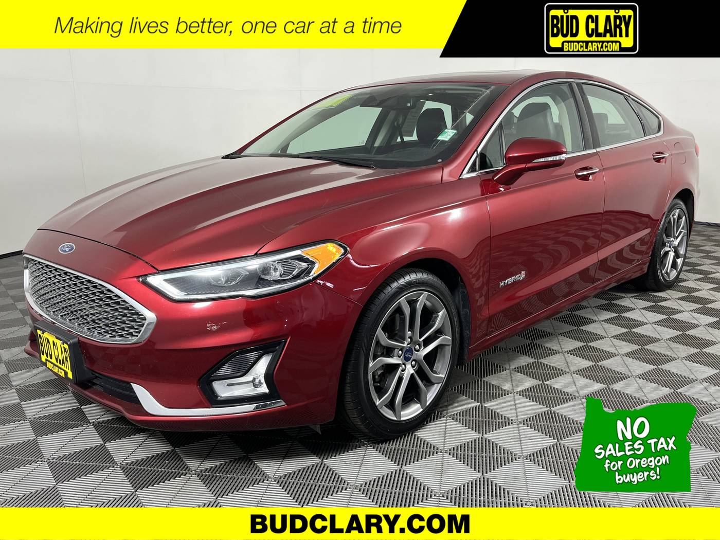 2019 Ford Fusion Hybrid Titanium — Sedan — 75,321 mi — Longview, WA
