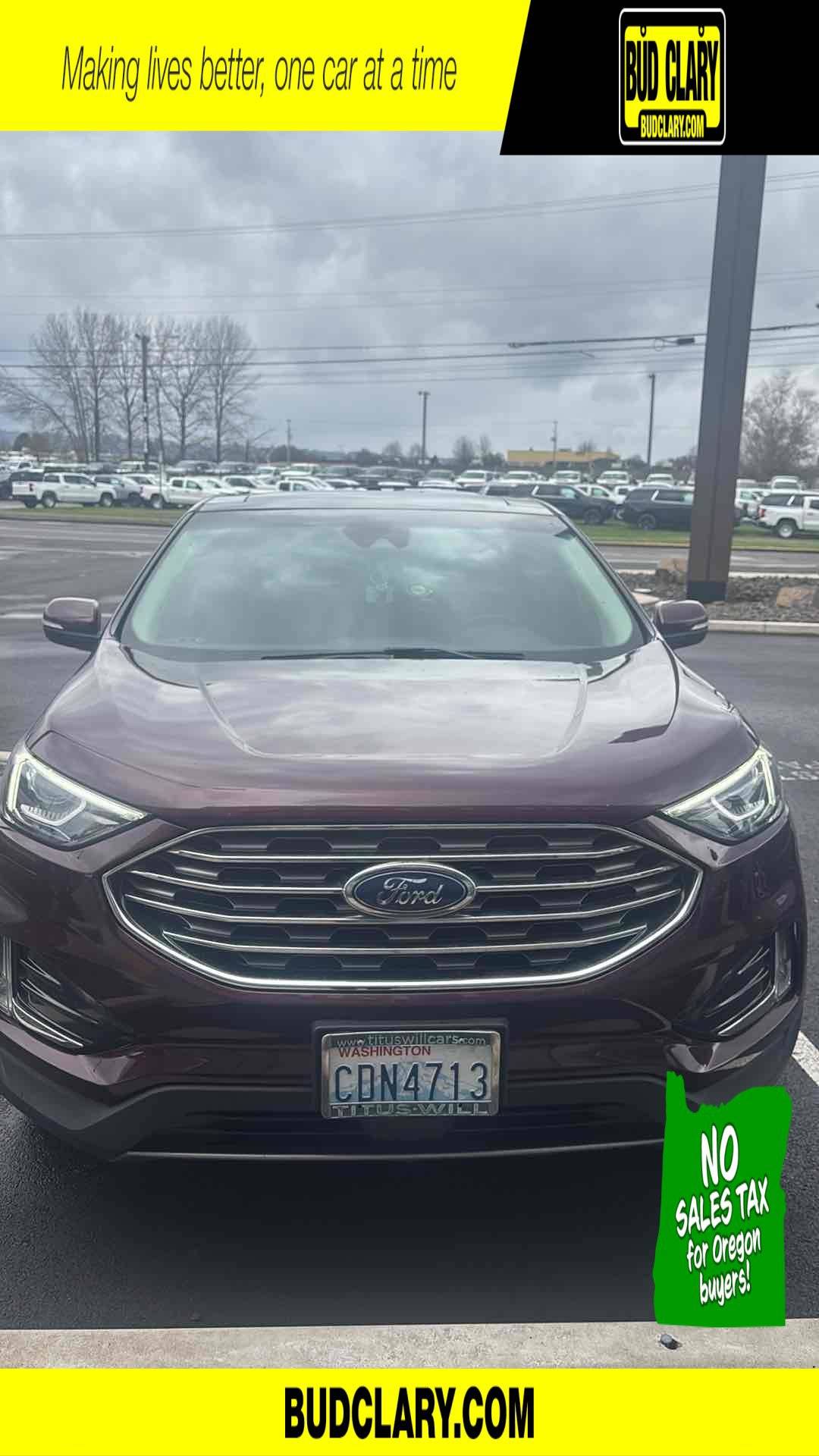 2020 Ford Edge SEL — SUV — 56,085 mi — Longview, WA