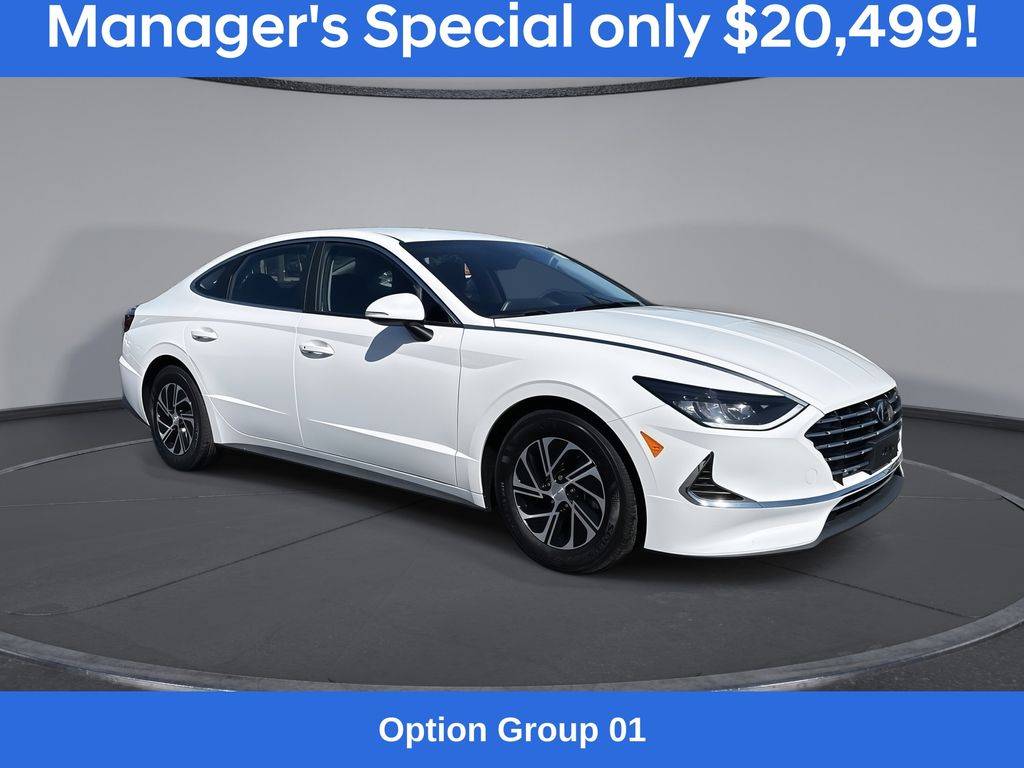 2022 Hyundai Sonata Hybrid Blue — Sedan — 32,128 mi — Wake Forest, NC
