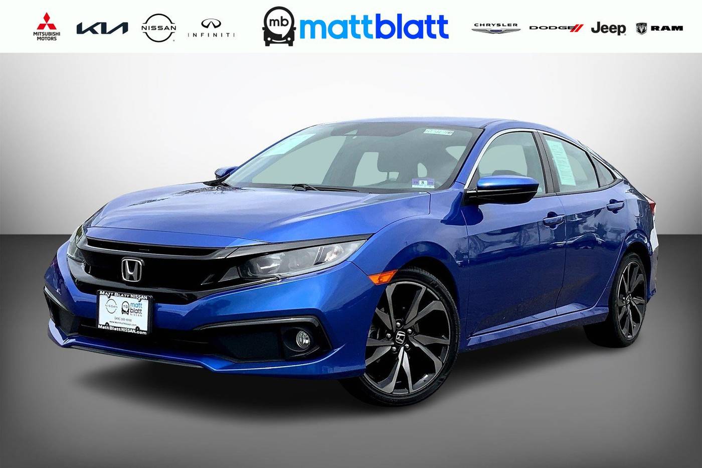 2019 Honda Civic Sport — Sedan — 72,395 mi — Egg Harbor Township, NJ