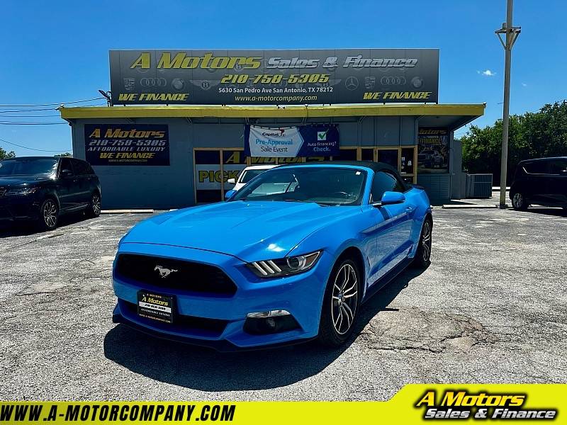 2017 Ford Mustang EcoBoost Premium — Convertible — 92,201 mi — San Antonio, TX