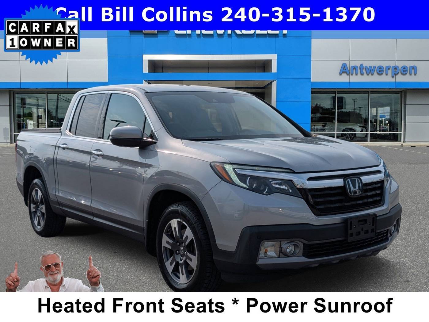 2019 Honda Ridgeline RTL-E — Pickup Truck — 46,515 mi — Eldersburg, MD