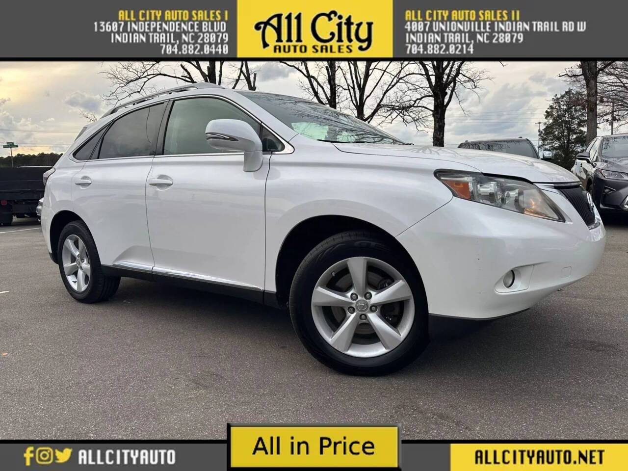 2011 Lexus RX RX 350 — SUV — 142,156 mi — Indian Trail, NC