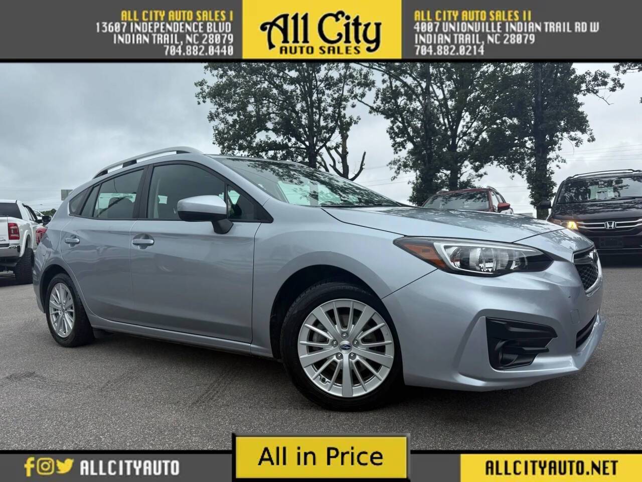 2018 Subaru Impreza 2.0i Premium — Hatchback — 98,129 mi — Indian Trail, NC