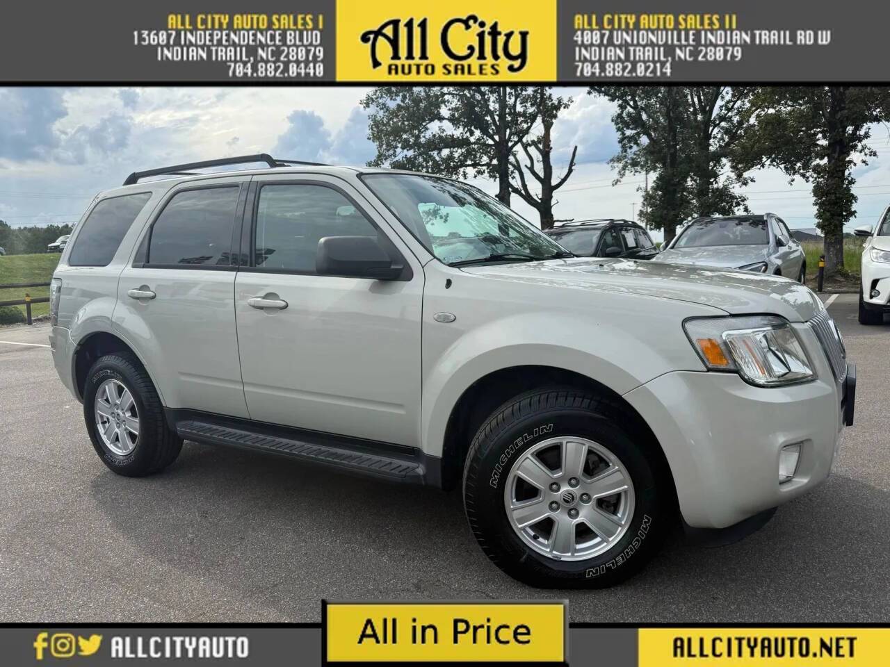 2009 Mercury Mariner Base — SUV — 88,132 mi — Indian Trail, NC