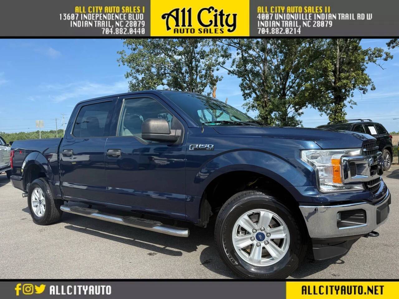2018 Ford F-150 XLT — Pickup Truck — 124,289 mi — Indian Trail, NC