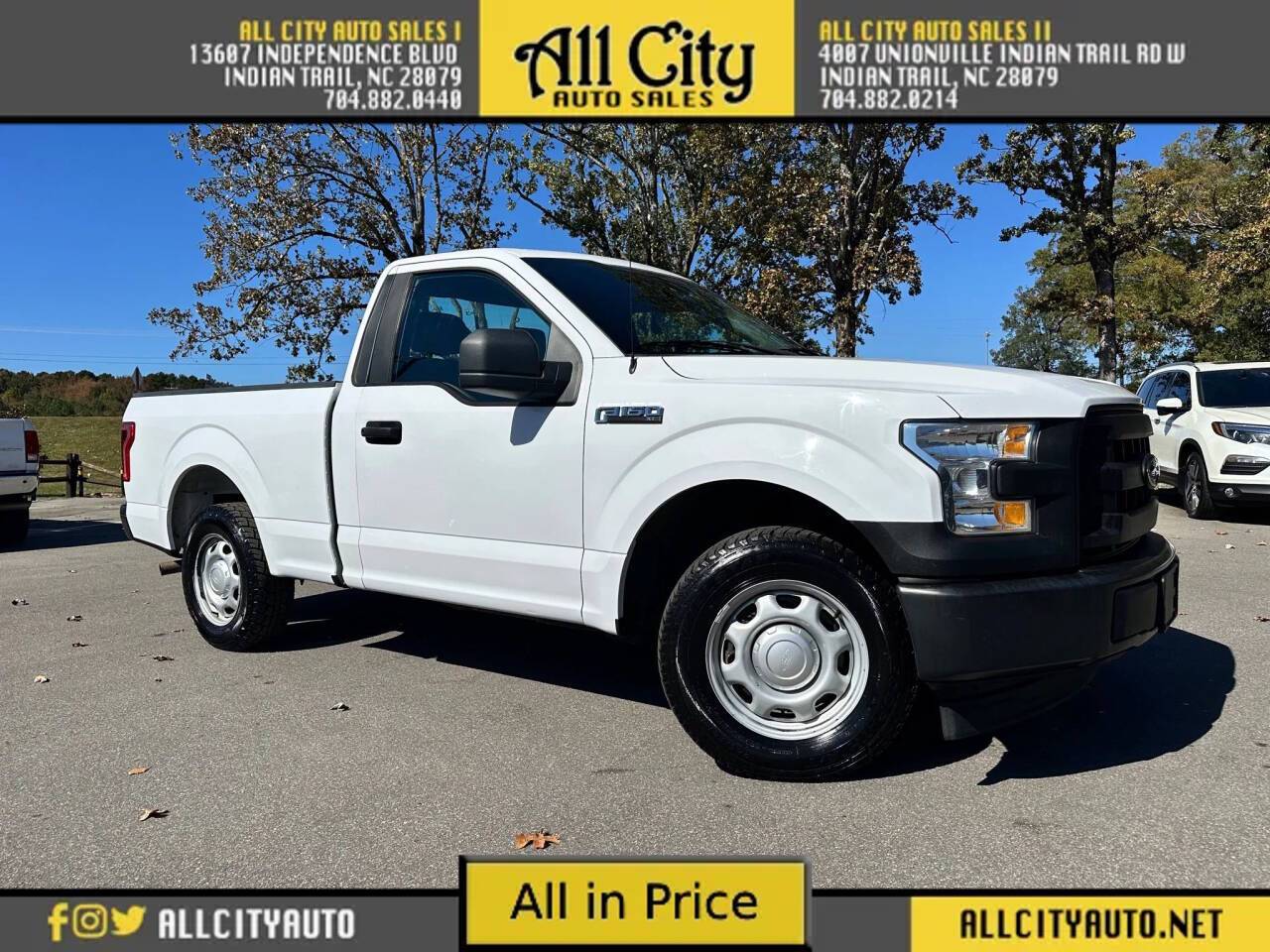 2017 Ford F-150 XL — Pickup Truck — 215,646 mi — Indian Trail, NC