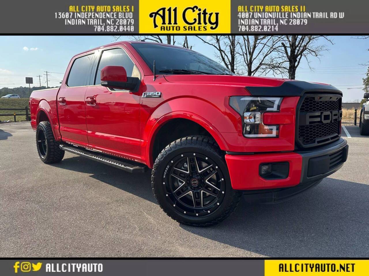 2015 Ford F-150 Lariat — Pickup Truck — 159,966 mi — Indian Trail, NC