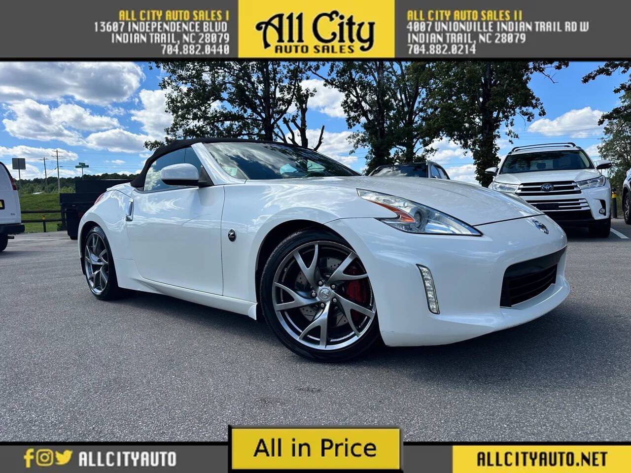 2013 Nissan 370Z Touring — Convertible — 100,301 mi — Indian Trail, NC