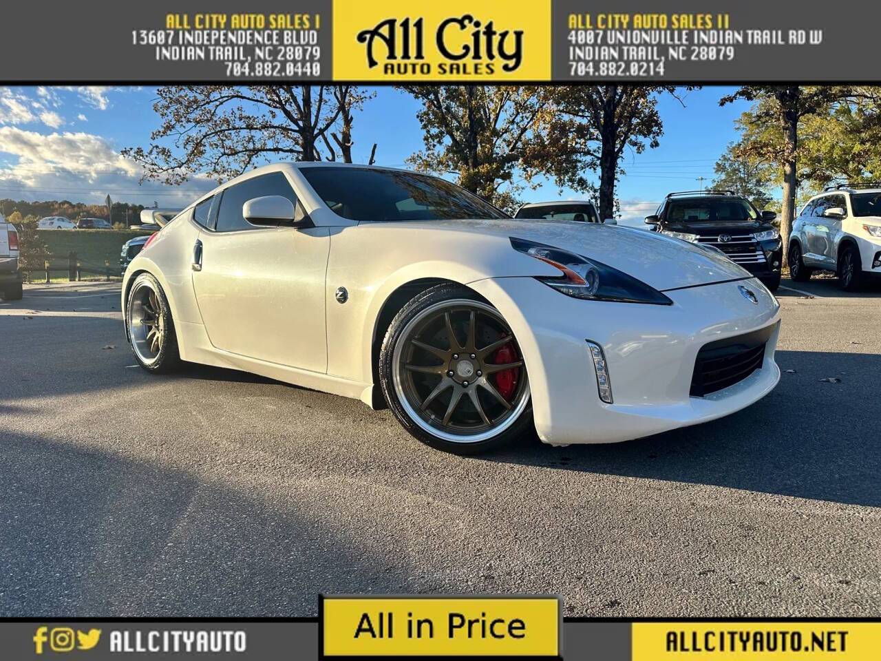2018 Nissan 370Z Sport Tech — Coupe — 18,739 mi — Indian Trail, NC