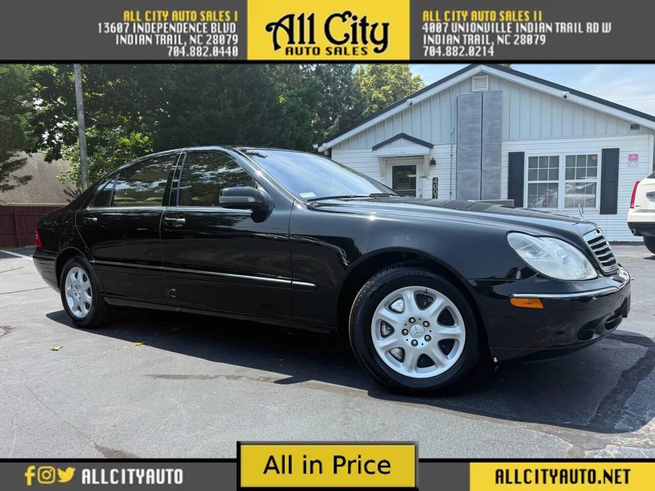 2001 Mercedes-Benz S-Class S 500 — Sedan — 46,423 mi — Indian Trail, NC