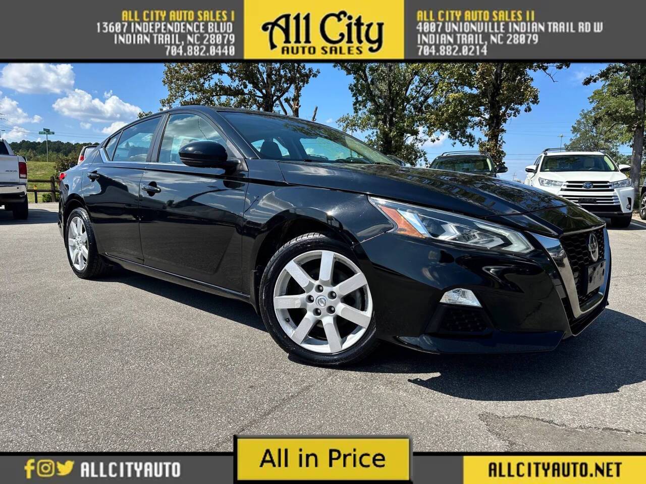 2019 Nissan Altima SR — Sedan — 100,963 mi — Indian Trail, NC