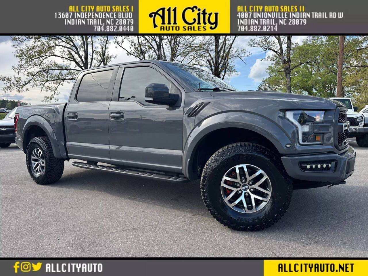 2018 Ford F-150 Raptor — Pickup Truck — 86,082 mi — Indian Trail, NC