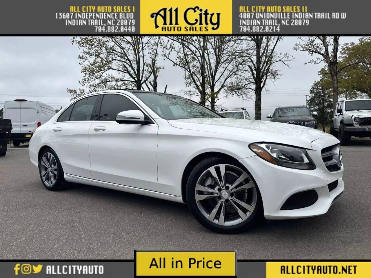 2016 Mercedes-Benz C-Class C 300 — Sedan — 91,164 mi — Indian Trail, NC