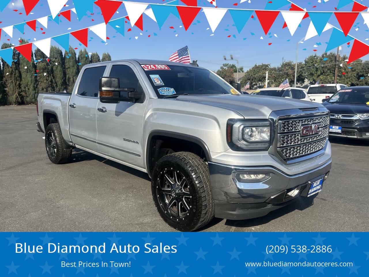 2018 GMC Sierra 1500 SLT — Pickup Truck — 121,584 mi — Ceres, CA