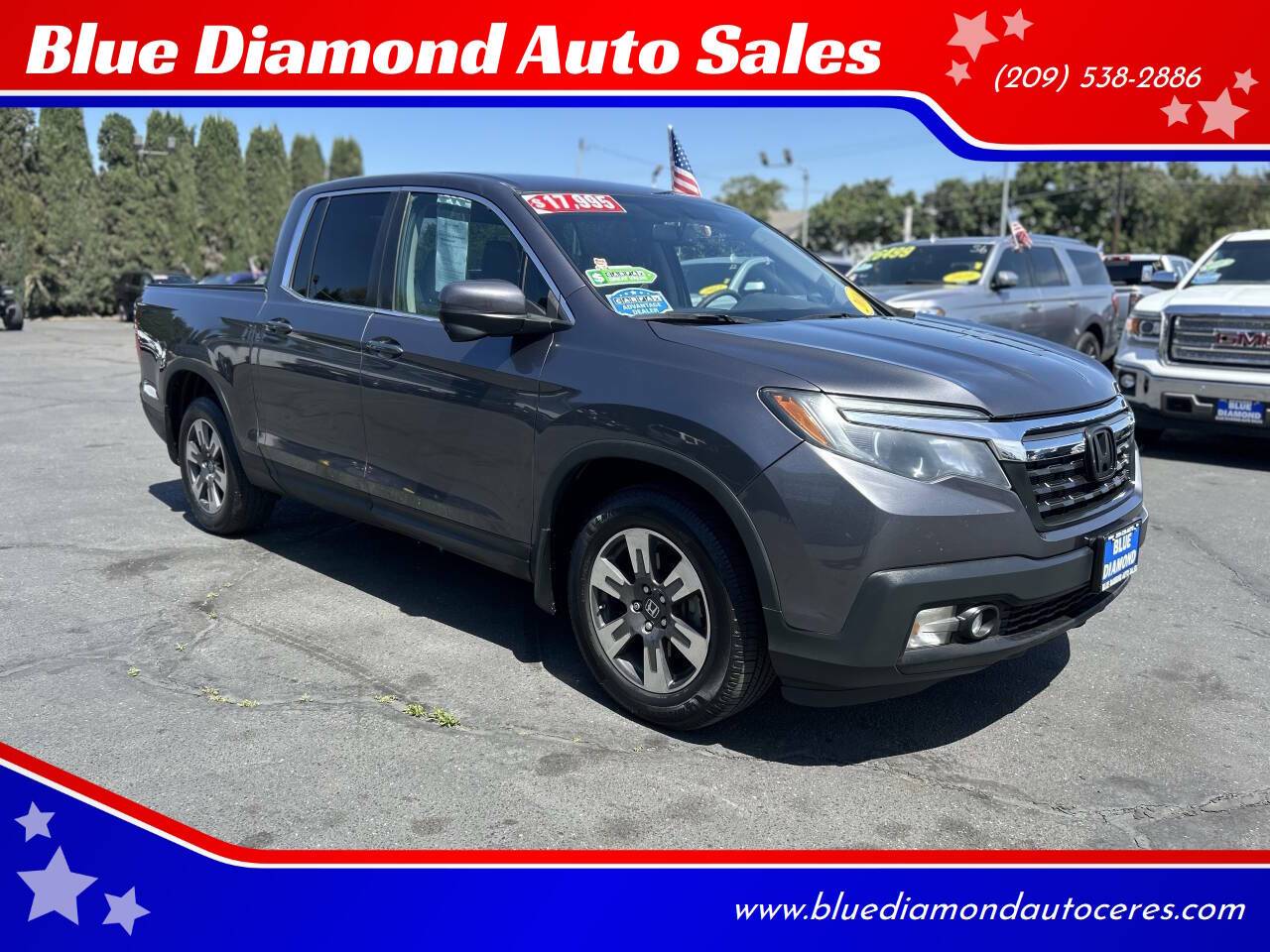 2018 Honda Ridgeline RTL-T — Pickup Truck — 141,419 mi — Ceres, CA