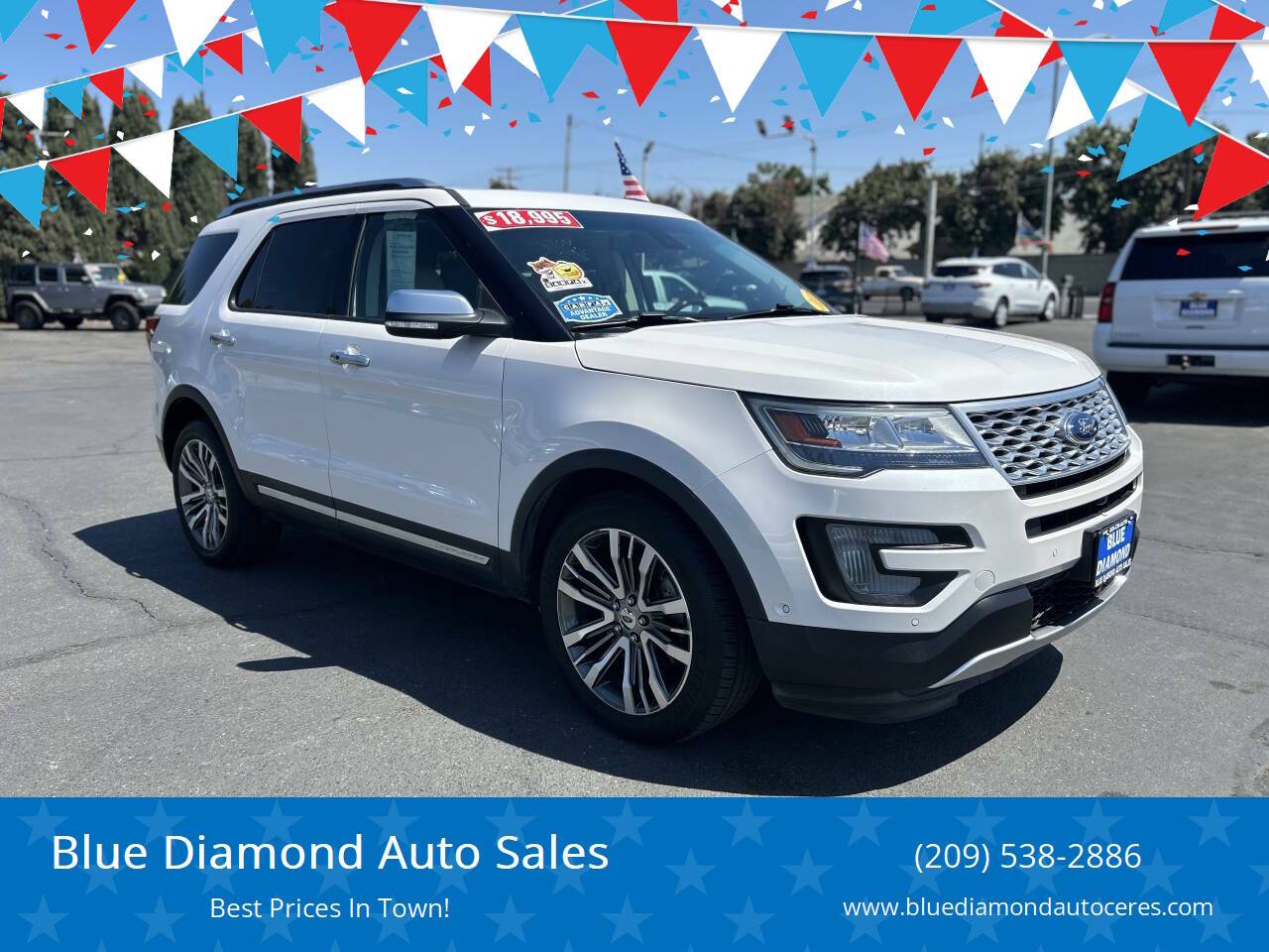 2017 Ford Explorer Platinum — SUV — 86,257 mi — Ceres, CA