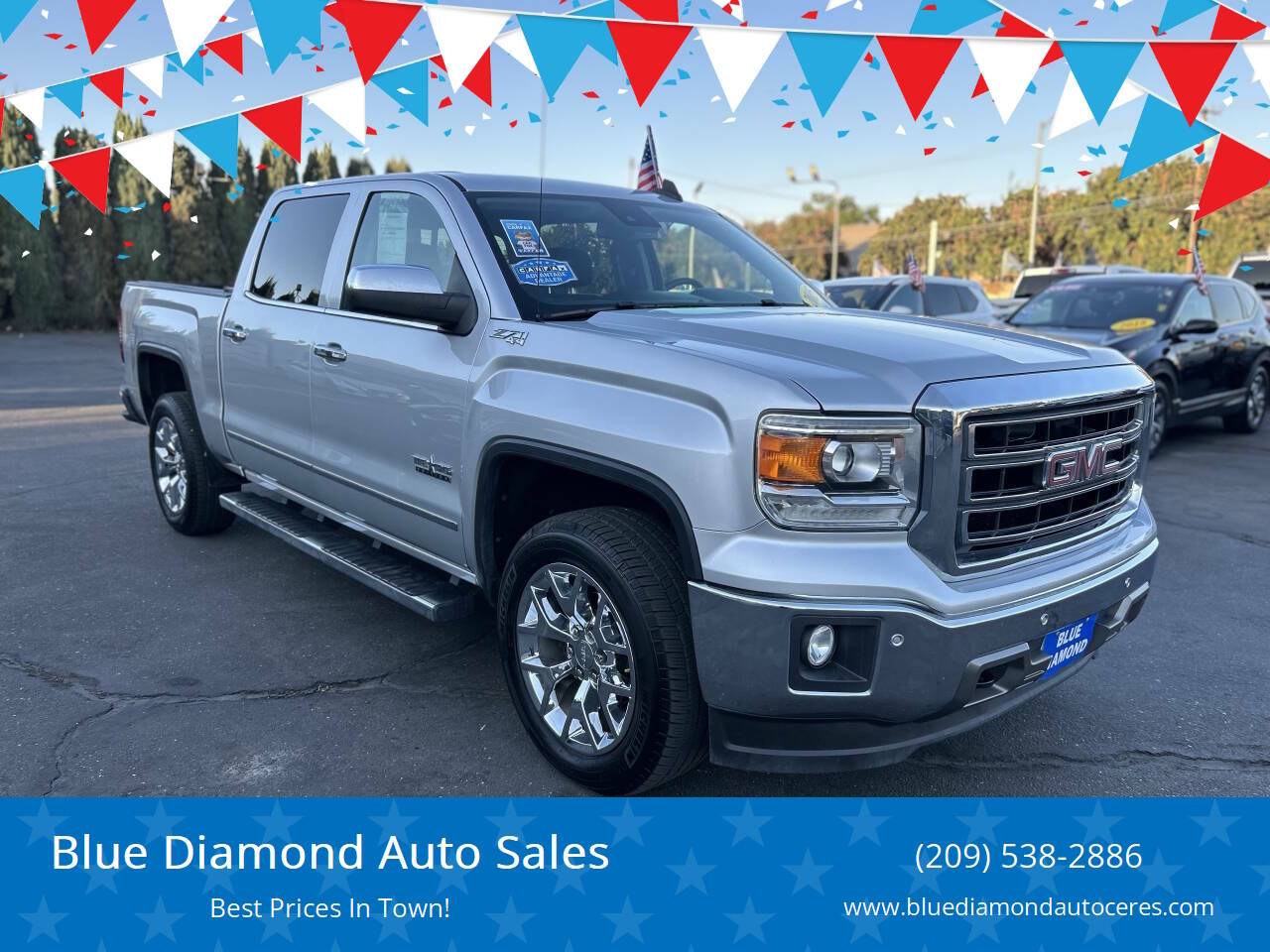 2015 GMC Sierra 1500 SLT — Pickup Truck — 120,835 mi — Ceres, CA