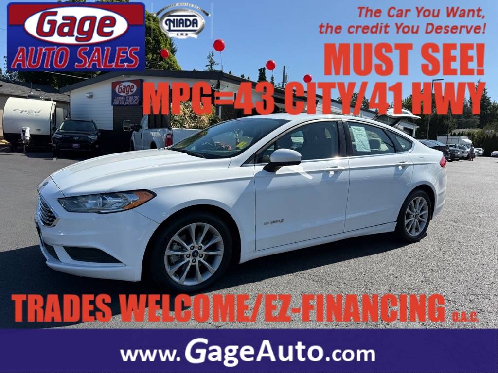 2017 Ford Fusion Hybrid SE — Sedan — 136,337 mi — Milwaukie, OR