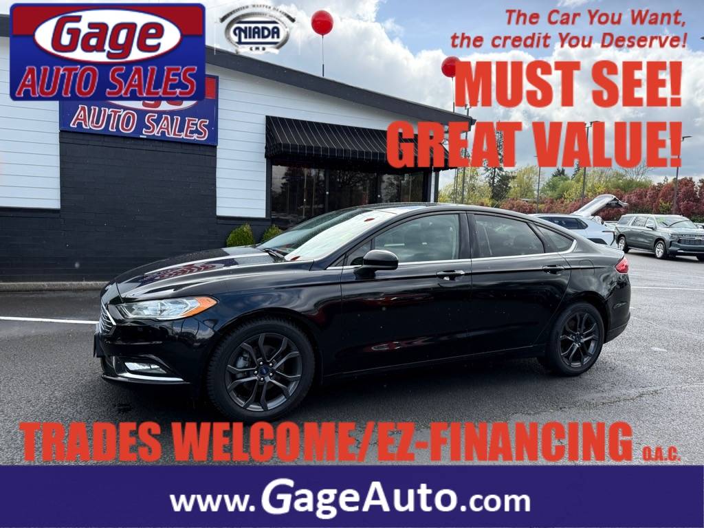 2018 Ford Fusion S — Sedan — 112,380 mi — Milwaukie, OR